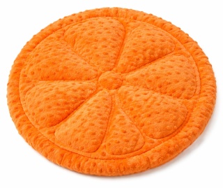 Orange Cushion 40x40 cm – soft bed for rabbits and rodents