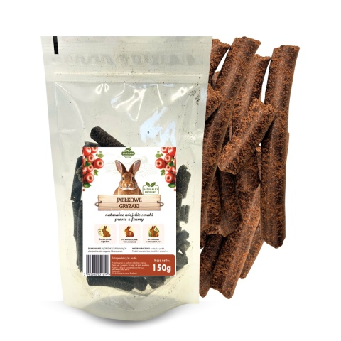 SAMFARM Apple Chews 150g – natural chew treat for rabbits and rodents