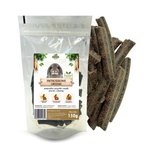 SAMFARM Gryzaki pietruszkowe 150g – naturalny gryzak dla królików i gryzoni