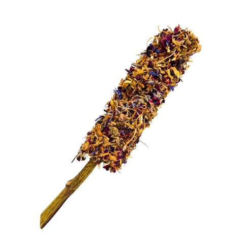 Samfarm FARMERKI 4 szt. — bezzbożowe ziołowe kolby dla królików i gryzoni (ok. 140 g)