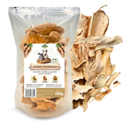 Samfarm Suszone plastry pasternaku 200 g – naturalny gryzak i przysmak dla królików i gryzoni