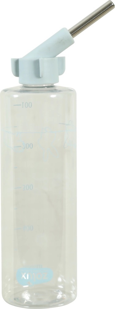 ZOLUX COSY Measuring Water Bottle for Rabbits & Rodents, 500 ml – Blue