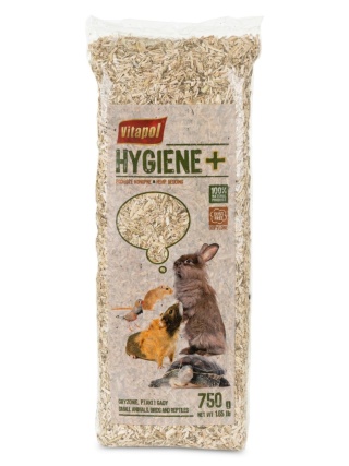 Vitapol Ściółka Konopna 750 g – naturalne podłoże dla królików, gryzoni, ptaków i gadów