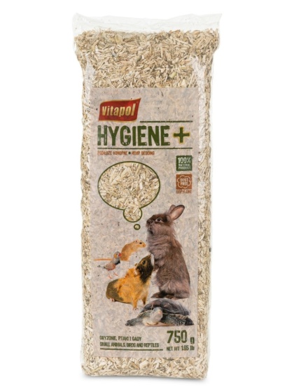 Vitapol Ściółka Konopna 750 g – naturalne podłoże dla królików, gryzoni, ptaków i gadów