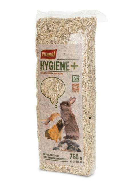 Vitapol Ściółka Konopna 750 g – naturalne podłoże dla królików, gryzoni, ptaków i gadów