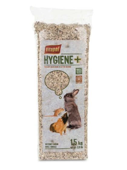 Vitapol Ściółka Bawełniana 1,5 kg – naturalne podłoże dla królików i gryzoni