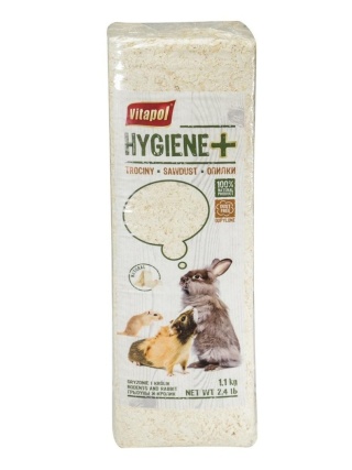 Vitapol Compressed Wood Shavings 12-14 L – Natural Bedding for Rabbits and Rodents