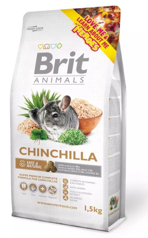Brit Animals Chinchilla Complete pełnowartościowa karma dla szynszyli Brit Animals Chinchilla Complete pełnowartościowa karma dla szynszyli