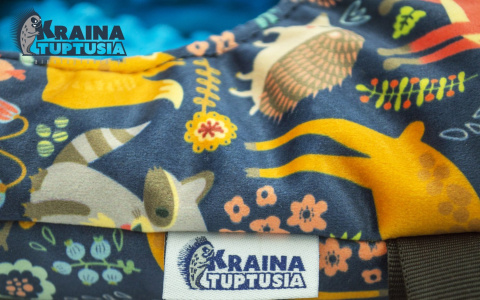 Kraina Tuptusia paśnik na siano „Leśne zwierzęta” dla świnki morskiej szynszyli królika Kraina Tuptusia paśnik na siano „Leśne zwierzęta” dla świnki morskiej szynszyli królika