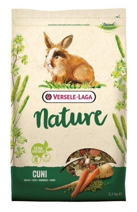 Versele-Laga Cuni Nature pokarm dla królików miniaturek 2,3kg Versele-Laga Cuni Nature pokarm dla królików miniaturek 2,3kg