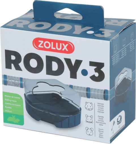 Zolux Rody3 kuweta dla chomika, myszy, myszoskoczka - różne kolory Zolux Rody3 kuweta dla chomika, myszy, myszoskoczka - różne kolory