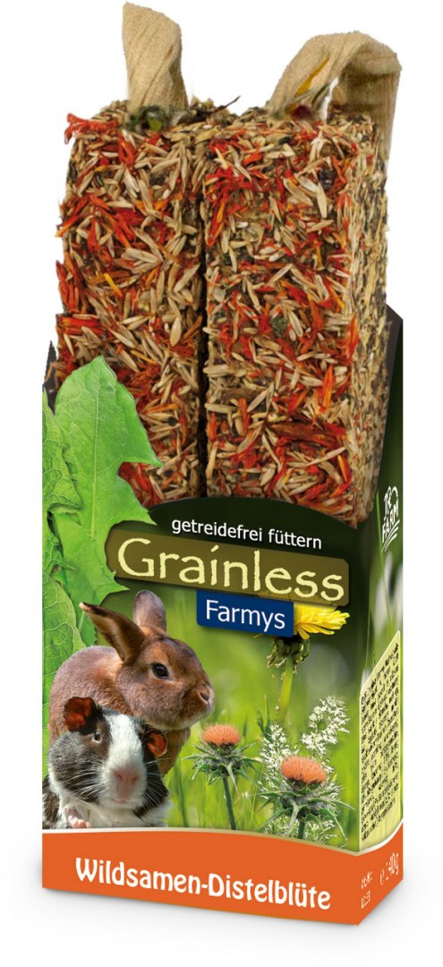 JR Farm Grainlees Farmy's kolba kwiat ostu, nasiona dzikich traw 2 szt. JR Farm Grainlees Farmy's kolba kwiat ostu, nasiona dzikich traw 2 szt.