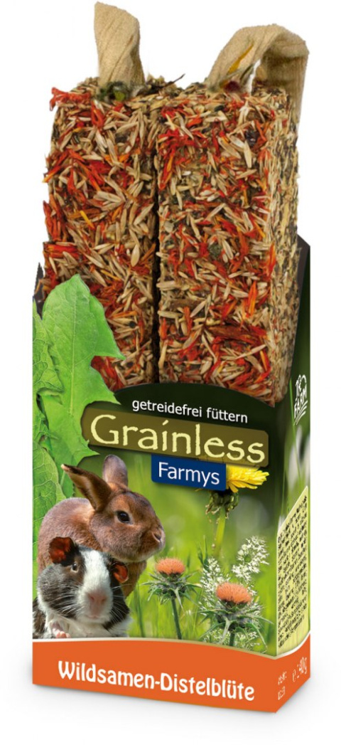 JR Farm Grainlees Farmy's kolba kwiat ostu, nasiona dzikich traw 2 szt. JR Farm Grainlees Farmy's kolba kwiat ostu, nasiona dzikich traw 2 szt.