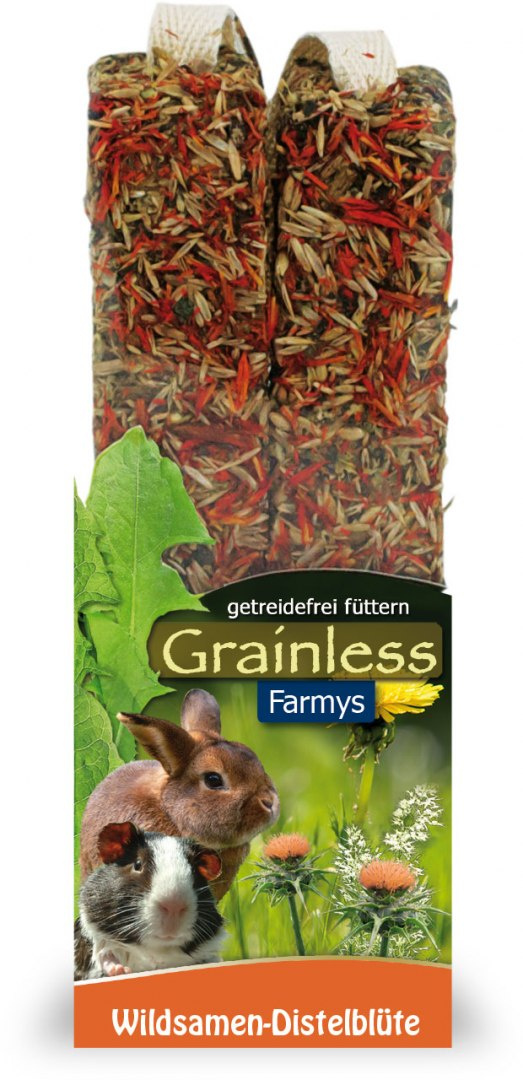 JR Farm Grainlees Farmy's kolba kwiat ostu, nasiona dzikich traw 2 szt. JR Farm Grainlees Farmy's kolba kwiat ostu, nasiona dzikich traw 2 szt.