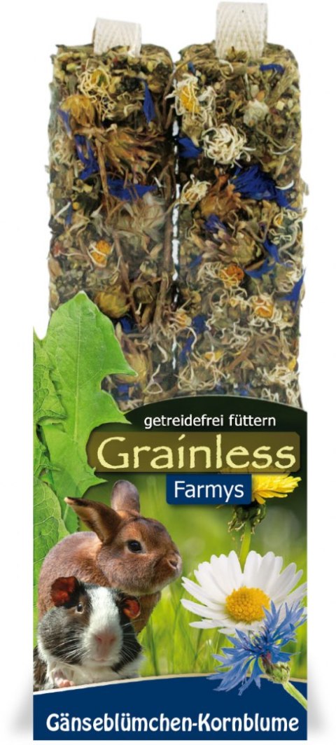 JR Farm Grainlees Farmy's kolba stokrotka bławatek 2 szt. JR Farm Grainlees Farmy's kolba stokrotka bławatek 2 szt.