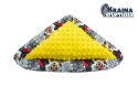 Legowisko narożne trójkątne "Abstrakcja" dla świnek morskich, gryzoni