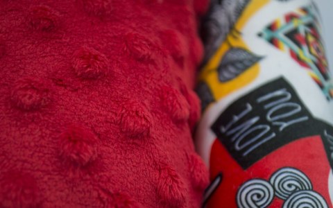 Legowisko z poduszką duże "Abstrakcja" dla królików i gryzoni Legowisko z poduszką duże "Abstrakcja" dla królików i gryzoni