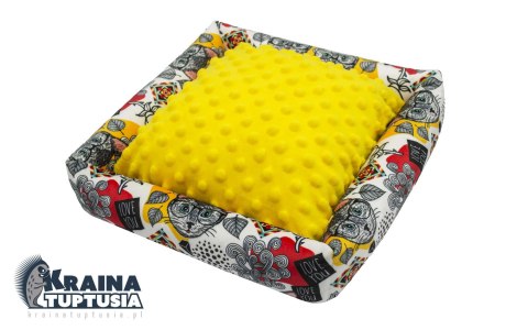 Legowisko z poduszką duże "Abstrakcja" dla królików i gryzoni Legowisko z poduszką duże "Abstrakcja" dla królików i gryzoni