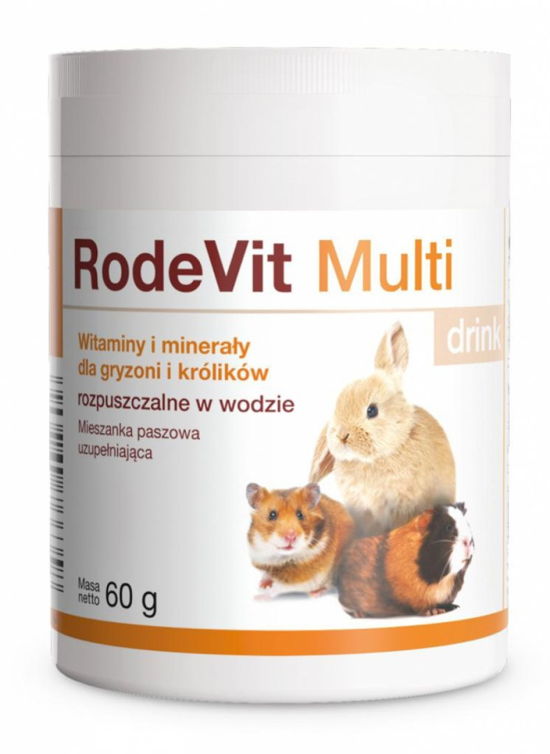 Rodevit multi drink witaminy dla gryzoni królików jeży pigmejskich