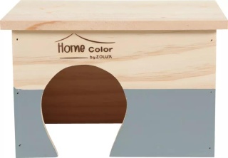 Zolux Home Color domek drewniany prostokątny dla jeża pigmejskiego gryzoni M