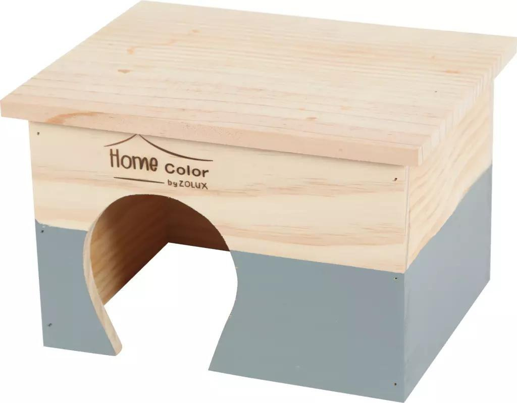 Zolux Home Color domek drewniany prostokątny dla jeża pigmejskiego gryzoni M Zolux Home Color domek drewniany prostokątny dla jeża pigmejskiego gryzoni M