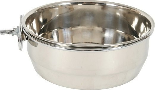 Zolux miska metalowa do zawieszenia 9 cm 0,26 l Zolux miska metalowa do zawieszenia 9 cm 0,26 l