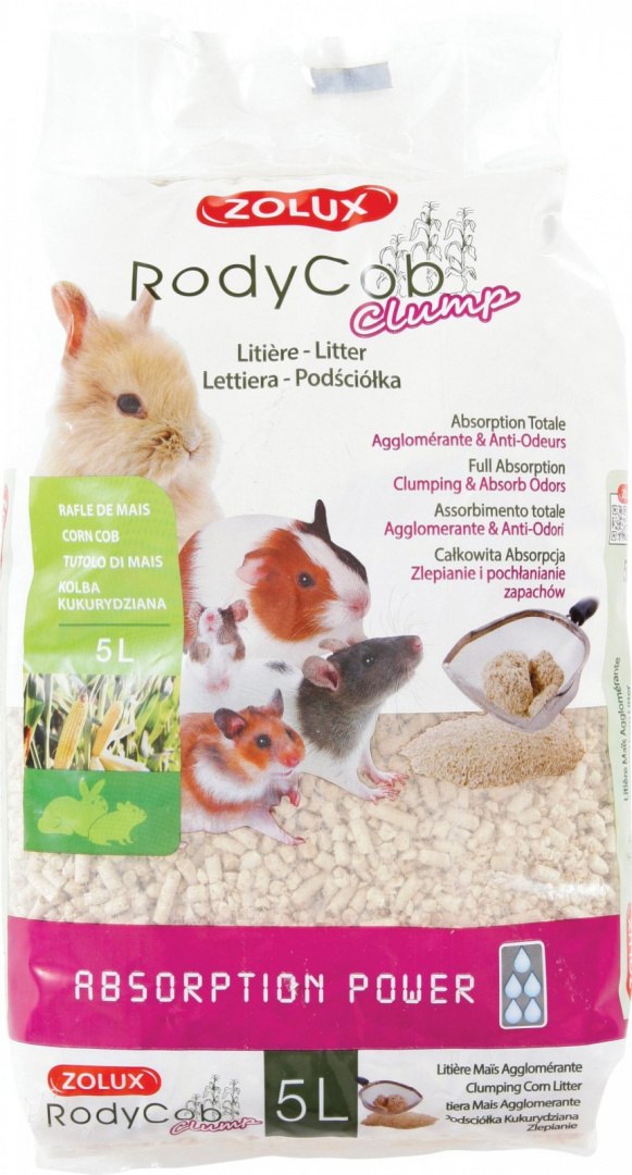 Zolux podściółka roślinna RodyCop Clump 5l Zolux podściółka roślinna RodyCop Clump 5l