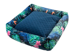 Bed with pillow for guinea pigs, rabbits, rodents