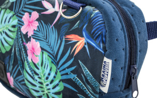 Fanny Pack with a Dispenser Hole - Tropical Forest"