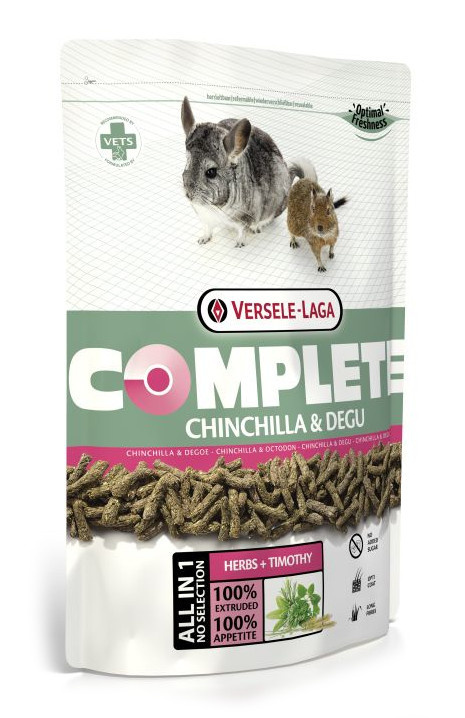 Versele-Laga Chinchilla & Degu Complete karma dla szynszyli i koszatniczek 0,5kg Versele-Laga Chinchilla & Degu Complete karma dla szynszyli i koszatniczek 0,5kg