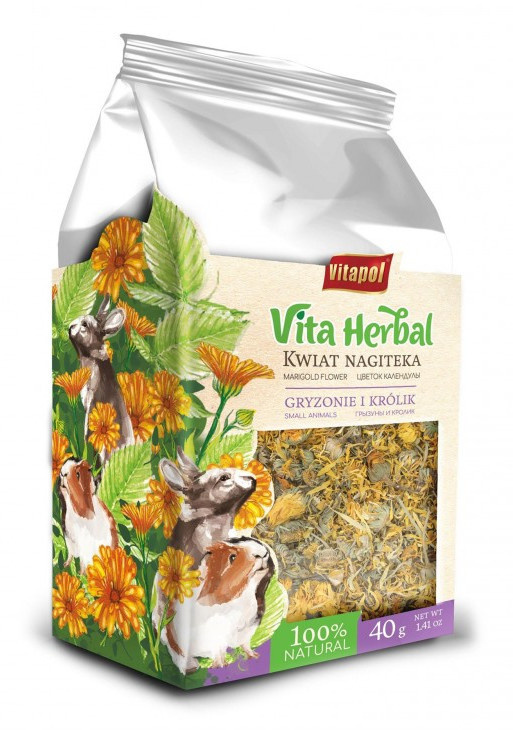 Vitapol Vita Herbal kwiat nagietka dla gryzoni i królików 40g