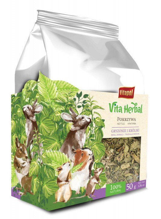 Vitapol Vita Herbal pokrzywa dla gryzoni i królików 50g Vitapol Vita Herbal pokrzywa dla gryzoni i królików 50g