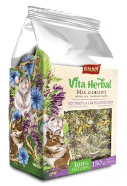 Vitapol Vita Herbal mix ziołowy dla szysznyli i koszatniczki 150g