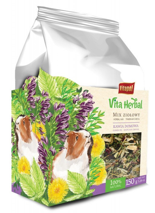 Vitapol Vita Herbal mix ziołowy dla świnek morskich 150g Vitapol Vita Herbal mix ziołowy dla świnek morskich 150g