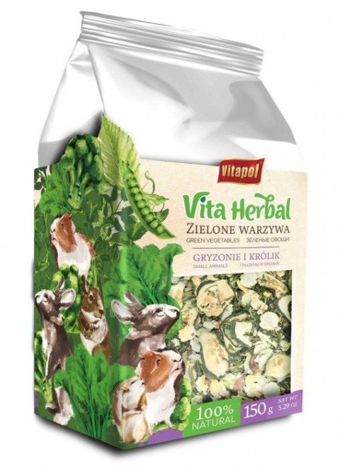 Vitapol Vita Herbal zielone warzywa dla gryzoni i królików 150g