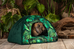 Domek budka XL "Rajski Ogród" dla świnek morskich, królików, fretek