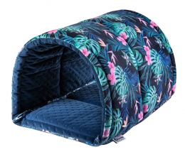 Semi-circular tunnel "Tropical Forest" size XL for miniature rab