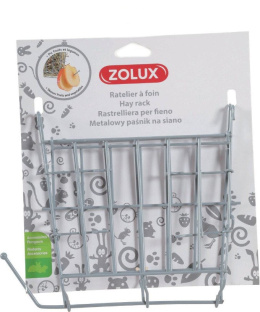Zolux hay tray with fruit holder grey