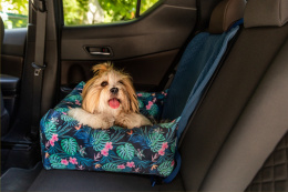 Car seat dog bed "Tropical Forest" size S