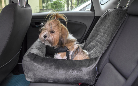 Pet Friendly fabric dog car bed seat size S