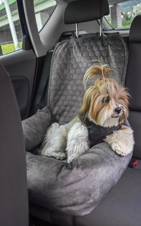 Pet Friendly fabric dog car bed seat size S