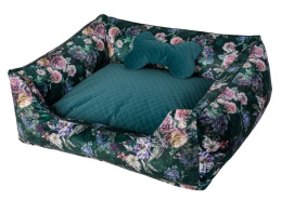 Dog bed with removable cover