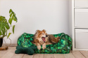 Legowisko dla psa "Rajski Ogród" zdjemowany pokrowiec