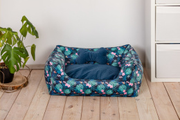 Dog bed "Tropical Forest" removable cover