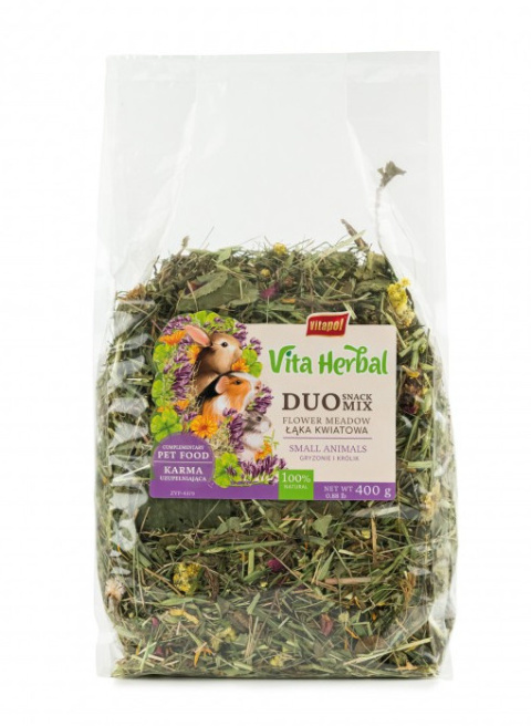 Vitapol Vita Herbal łąka kwiatowa dla gryzoni i królików (Duo Snack) 400g