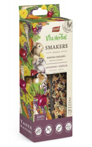 Vitapol Vita Herbal kolba smakers 2szt. Babcina Grządka 90g