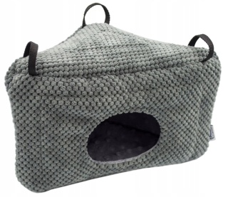 Domek narożny dla koszatniczek, szynszyli, świnek morskich