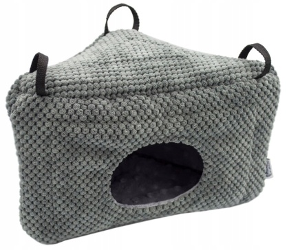 Corner house for degus, chinchillas, guinea pigs