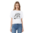 Guinea Pig Women's Cropped Organic Cotton T-Shirt