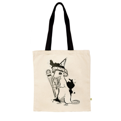 Rat organic cotton bag